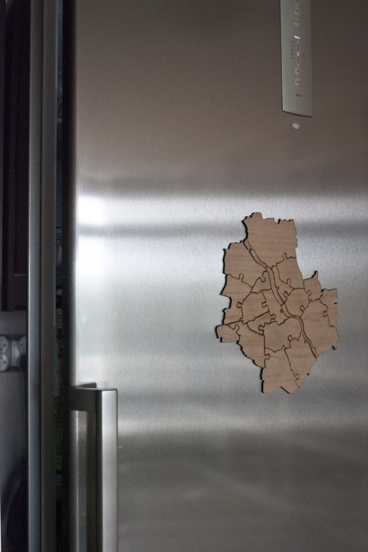 puzzle WARSZAWA magnes Lokalny