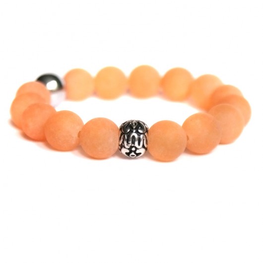 matowy jadeit ORANGE kaktusia