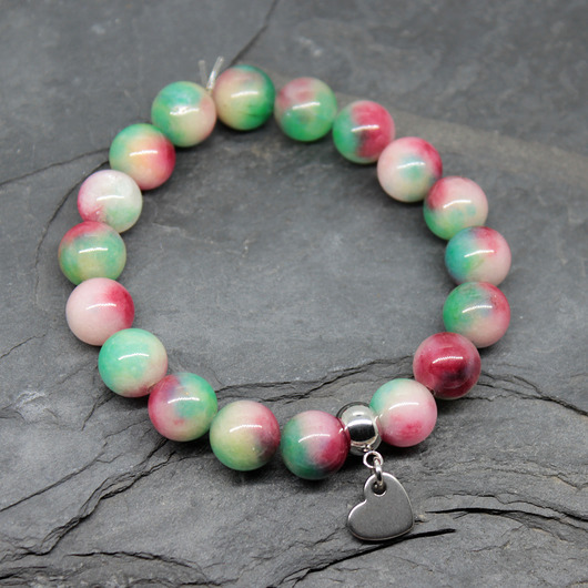 Rezerwacja - bransoletka jadeit  Kociokwik Jewelry