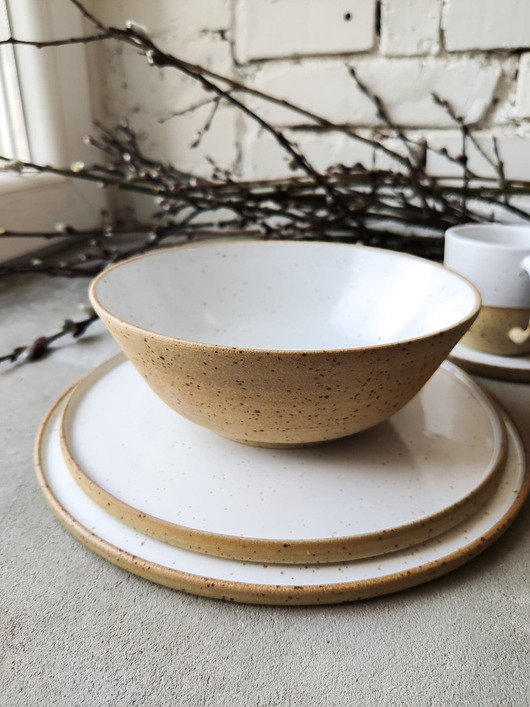 Ceramiczna miska lunchowa Countryside POTPOTSTUDIO
