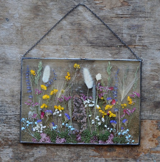 Ozdoby na ścianę Kwiaty z Polski, prezent na rodziców