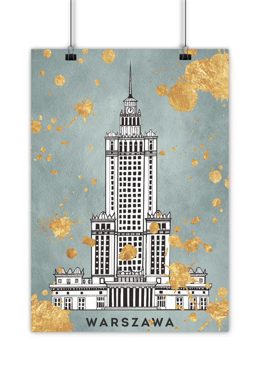 plakaty Plakat Pałac Kultury Turkus
