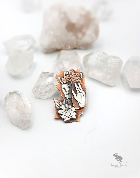 przypinki Pin " Nimfa  Leśna"