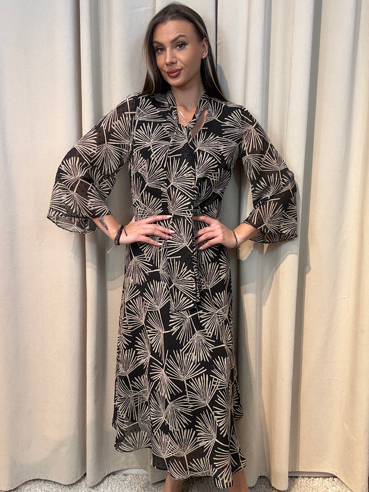 sukienki midi damskie Wiskozowa sukienka Maria