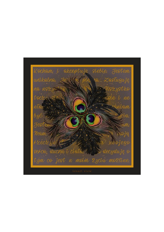 szale damskie Jedwabna chusta premium, 130cm - 130cm