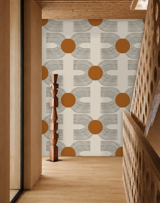 tapety i naklejki ścienne Tapeta - Abstrakcja geometryczna.