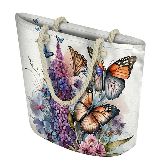 torby XXL Torba Shopper - BEAUTIFUL BUTTERFLY 1