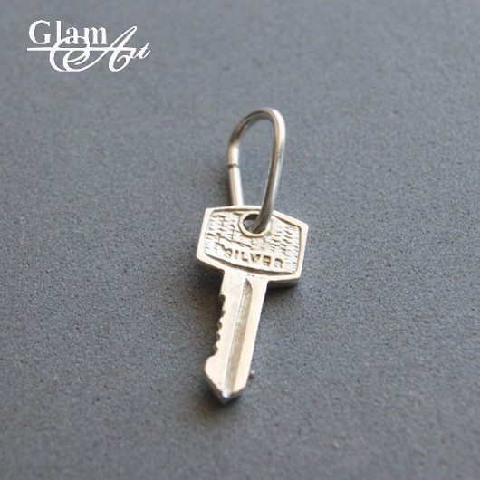 charms - kluczyk SILVER Glam Art