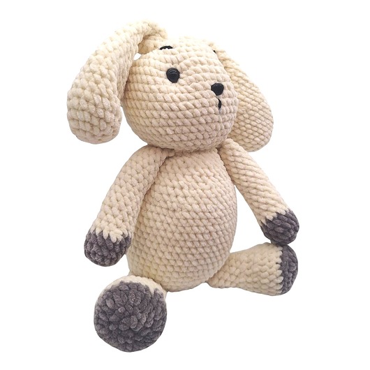 misie i maskotki Maskotka Szydełkowa Królik 40 cm 