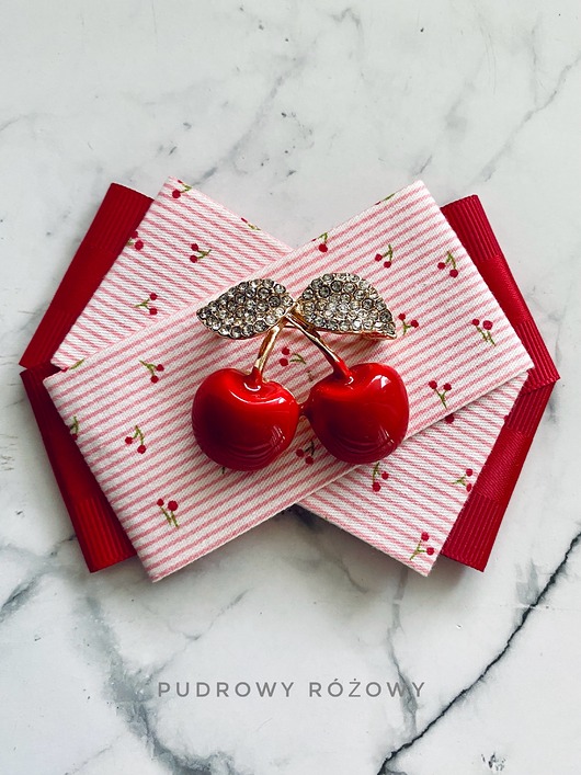 broszki Brosza z kolekcji z wisienkami z  Wiśnia