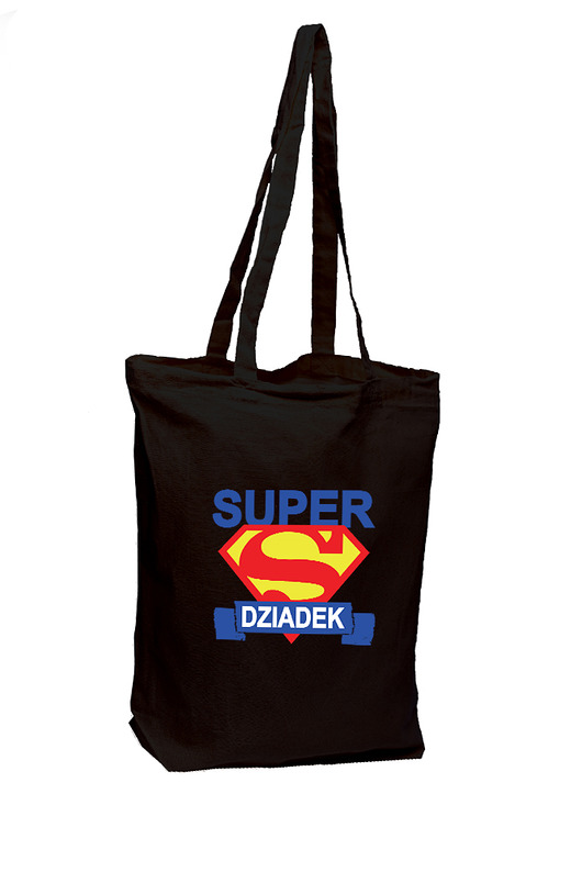 Torba z nadrukiem -super dziadek 2 AllbagAllprints