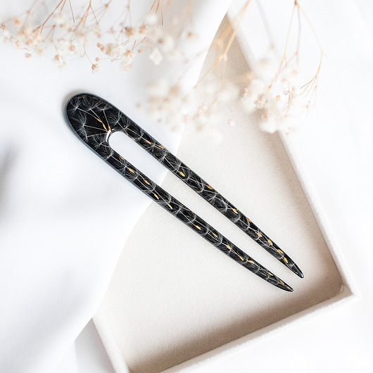 spinki i klamry do włosów Spinka do włosów z rzęsek dmuchawca