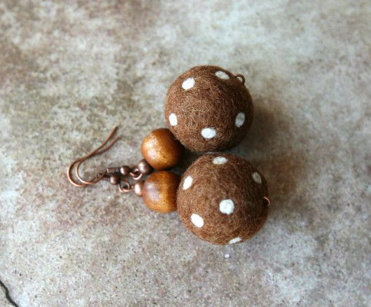 kolczyki w kropeczki LUULE