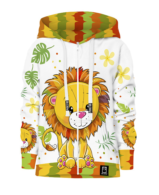 bluzy dla dziewczynki Bluza Zamek Dziewczynka DR.CROW Cute Lion