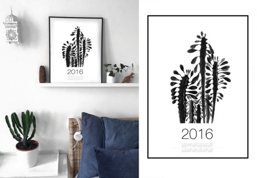Kalendarz plakat/poster, wydruk cyfrowy Margo Hupert