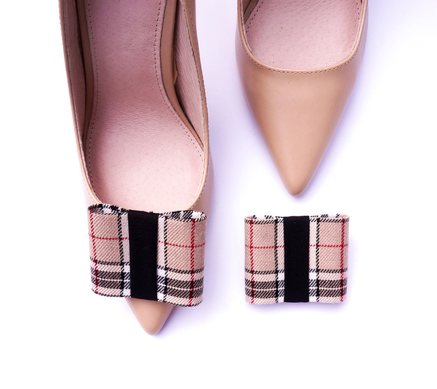 Klipsy do butów Coquet FLAT / A'la Burberry Coquet
