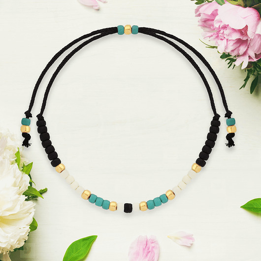 Bransoletka Minimal - Autumn Black Ilovehandmade