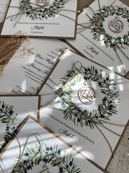 zaproszenia na komunię Najpiękniejsze zaproszenia handmade komunijne, na komunię dla chłopca, dziewc