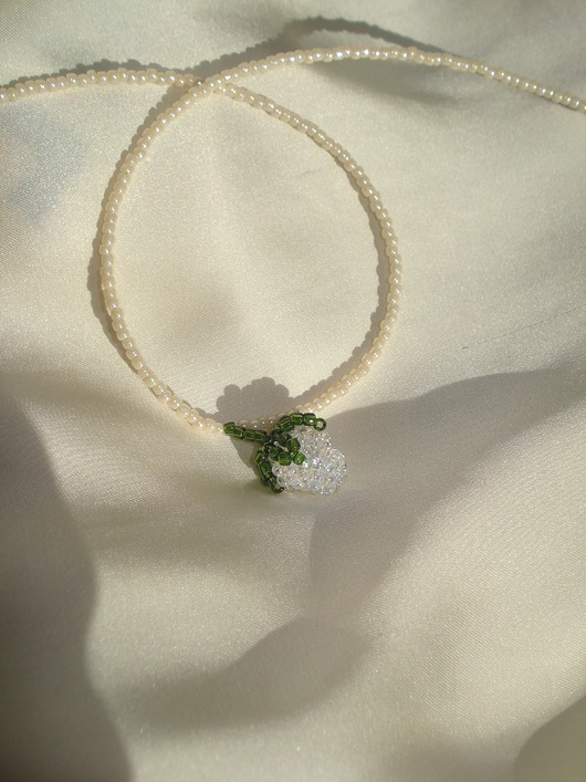 chokery Naszyjnik - lampone trasparente