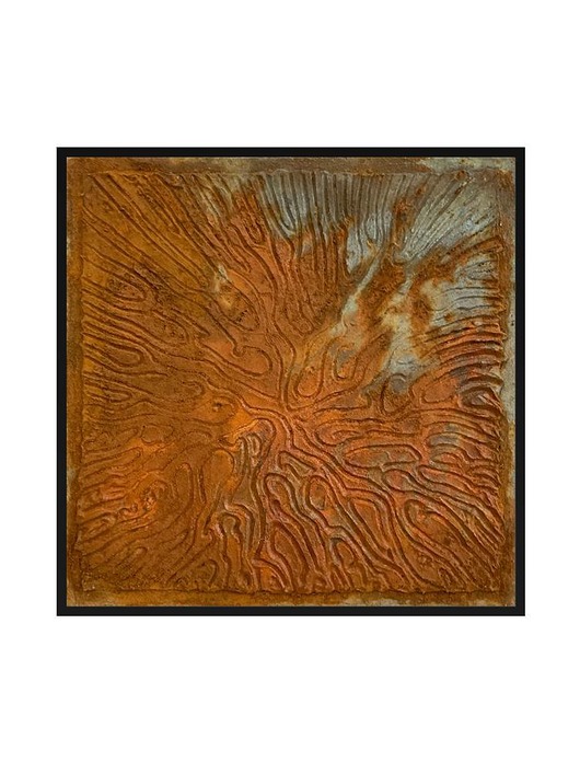 obrazy Jądro -  panel z efektem rdzy