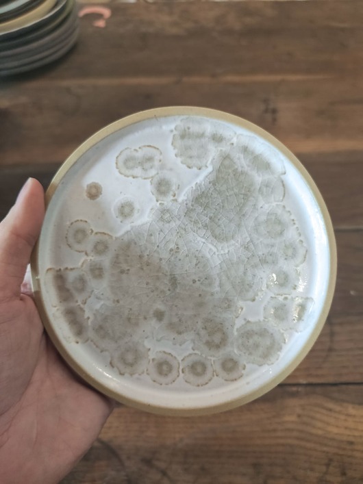 Ceramiczny talerzyk White POTPOTSTUDIO