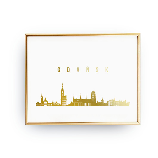 Plakat Gdańsk, Złoty Druk ZlotePlakaty