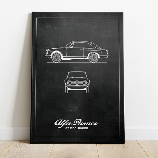 plakaty Plakat Legendy Motoryzacji - Alfa Romeo GT Junior