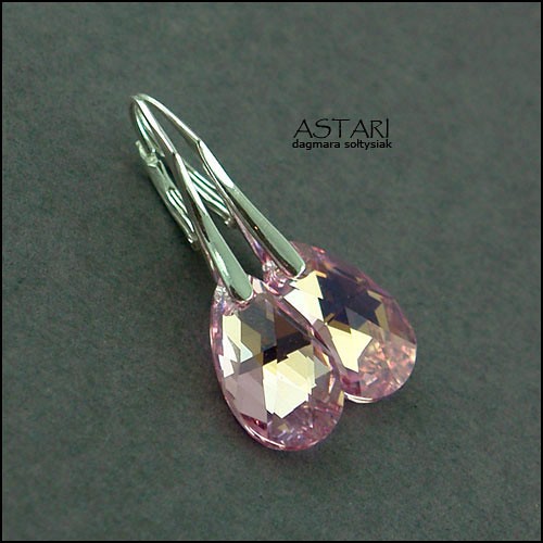 kryształ SWAROVSKI I SREBRO - ROSE AB Astari