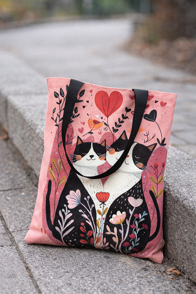 torby na zakupy Torba ekologiczna. Koty