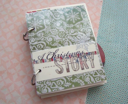 Christmas Story - messy journal Not Only Paper
