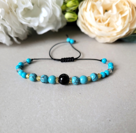 bransoletki z kamieni naturalnych STRZELEC- bransoletka zodiakalna