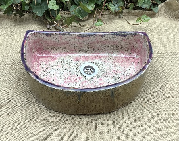 umywalki Ceramiczna umywalka "Różowy świt"