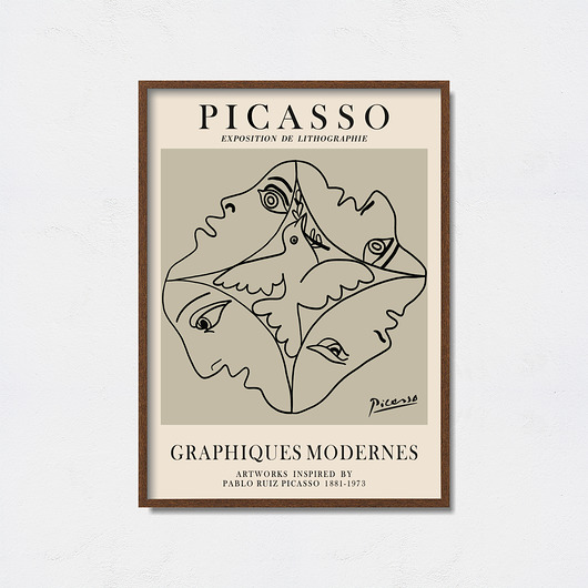 Pablo Picasso grafika inspiracja Pas De LArt