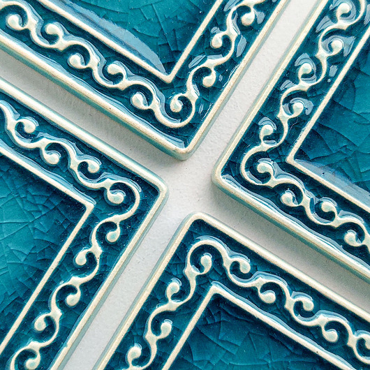 kafle i panele Kafle VIVACE turkusowe, 5cm x 5cm