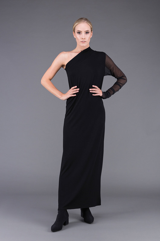 marinha  assym dress pudu
