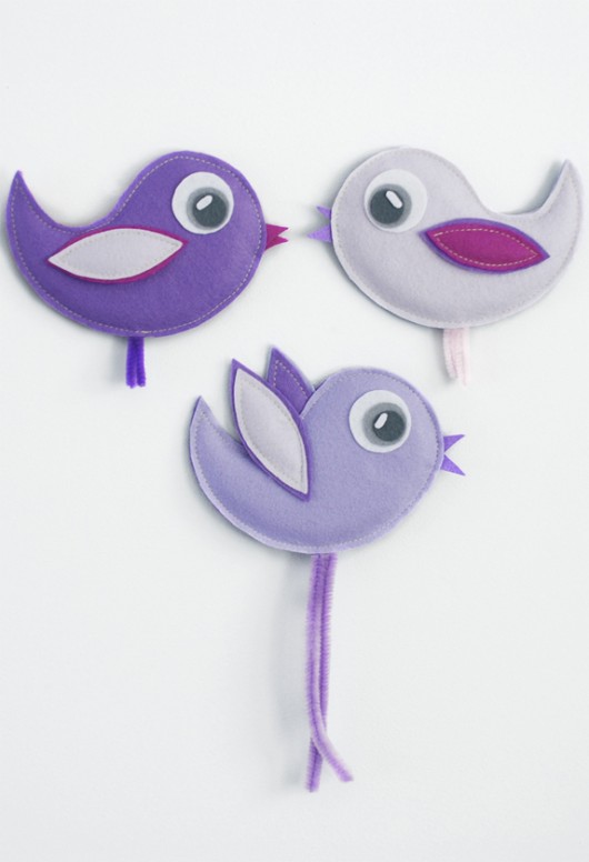 Ptaszki filcowe ACUMI-BIRDS (3 elementy)  ACUMIBABY