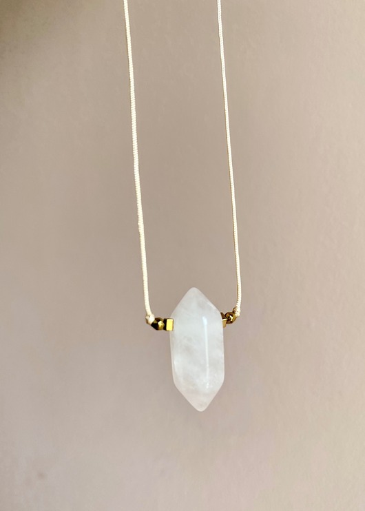 naszyjniki - inne Naszyjnik z Kwarcem Różowym