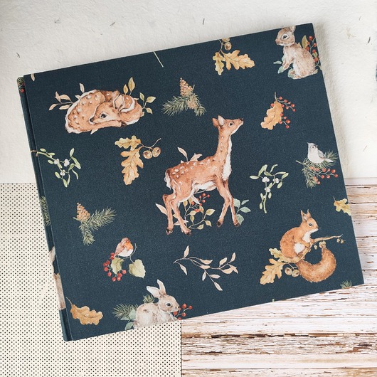 notatniki i albumy Album na zdjęcia Zimowy Las