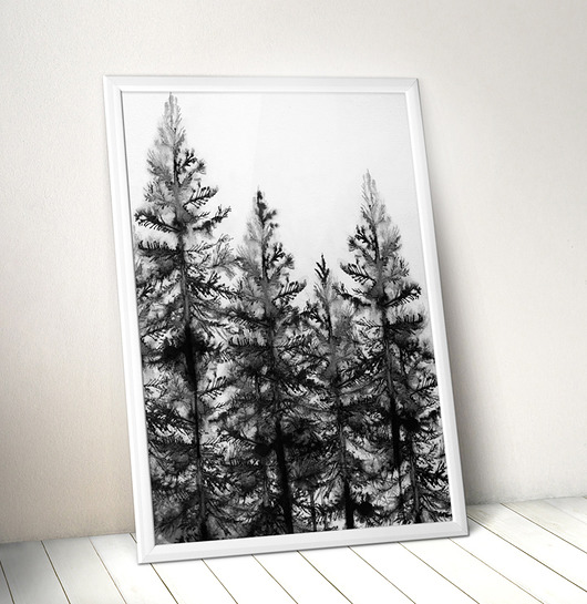 Plakat Las 40x50 cm Anita Tomala