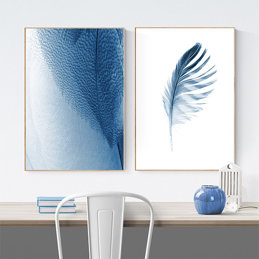 zestaw PLAKATÓW FEATHER I BLUE WINGS 50x70 cm MUKKO