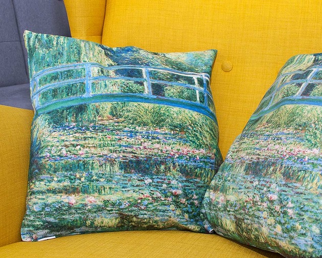 poduszki, poszewki - różne Poszewka ozdobna - Claude Monet, "Most w Giverny"