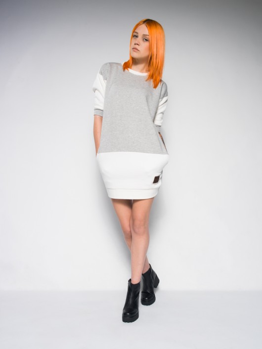 Creamy Sweat dress Keyce