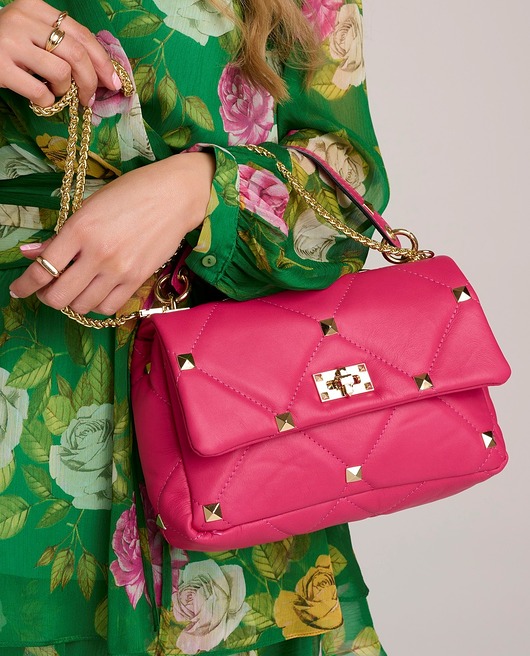 torby na ramię Torebka ze skóry pikowanej (6687)