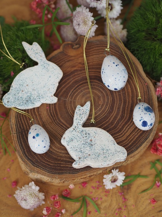 ozdoby wielkanocne Zawieszki/ dekoracje wielkanocne / jajka / królik