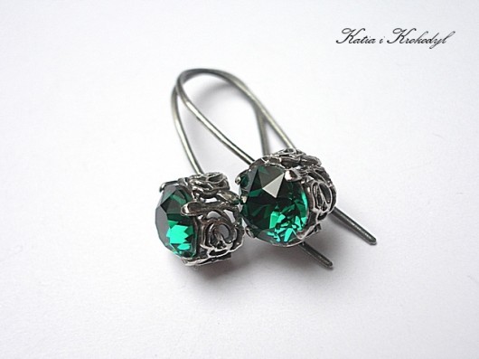 Koronkowe-emerald Katia i krokodyl