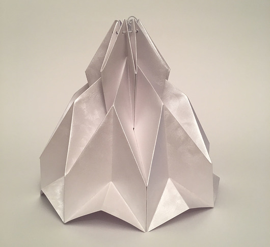 Abażur klosz Origami Rakieta origamilamp Riccio Papersign