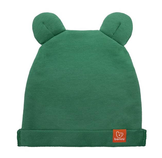 czapki dziecięce Czapka BEANIE BEAR - zielona