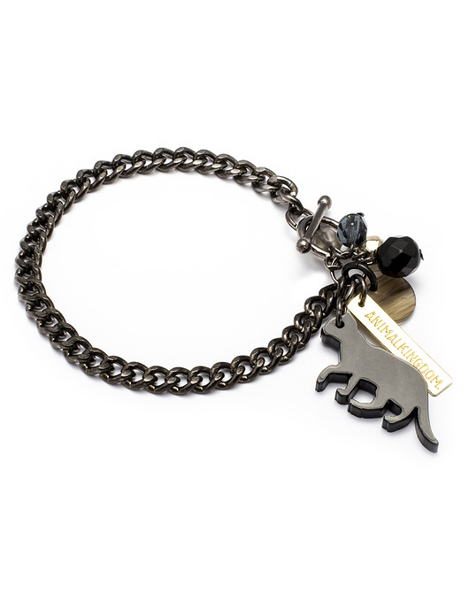 biżuteria różna Bransoletka Animal Kingdom Colour z kotem