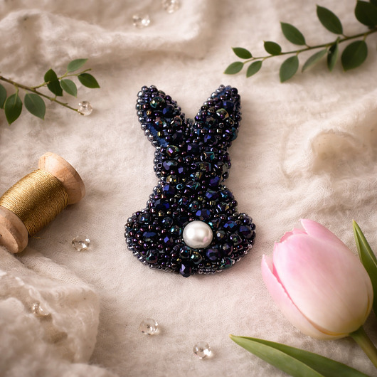 broszki Broszka Króliczek