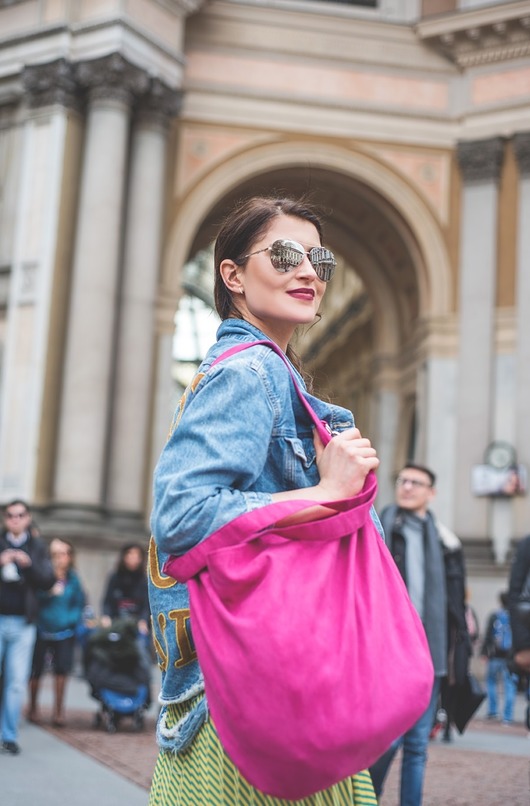 Duża torba worek z zamszu ekologicznego Karolina Audycka
